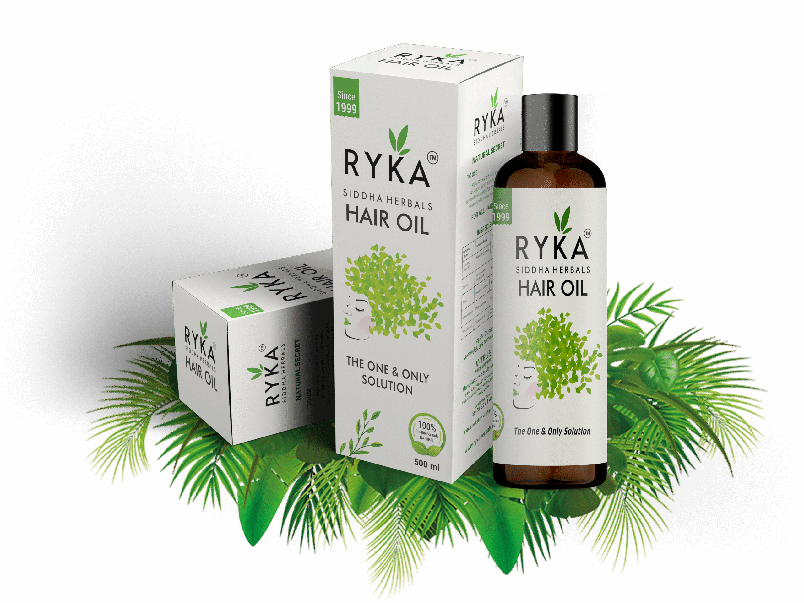 RYKA-Siddha-Herbals- Hair-Oil